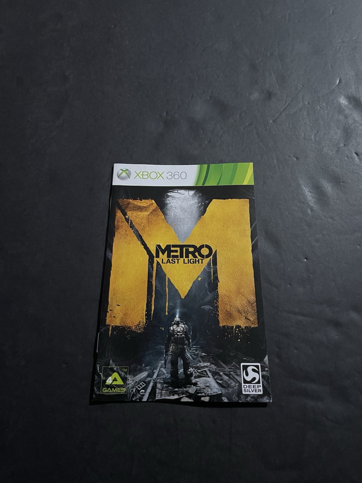 metro last light xbox 360 Manual only