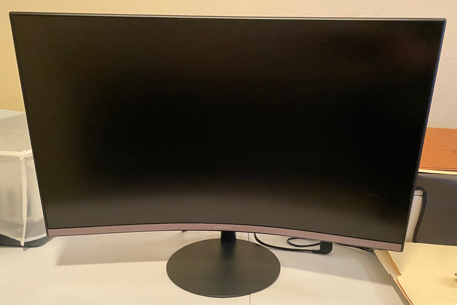 Samsung T55 27-inch Curved Monitor, Power Cable