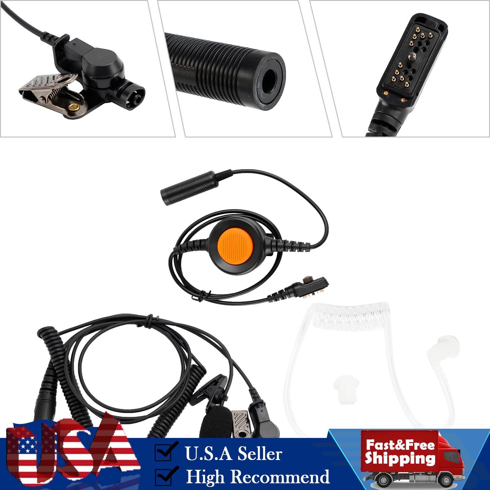 For Hytera PD780G/700/788 6-Pin U94 PTT 7.1-A3 Transparent Tube Headset with Mic