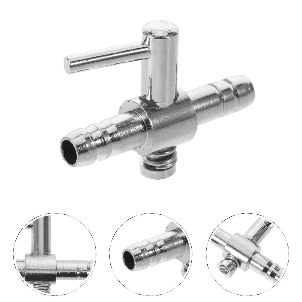  10pcs Aquarium Air Valve: Aquarium Air Pump Accessories - Stainless Steel