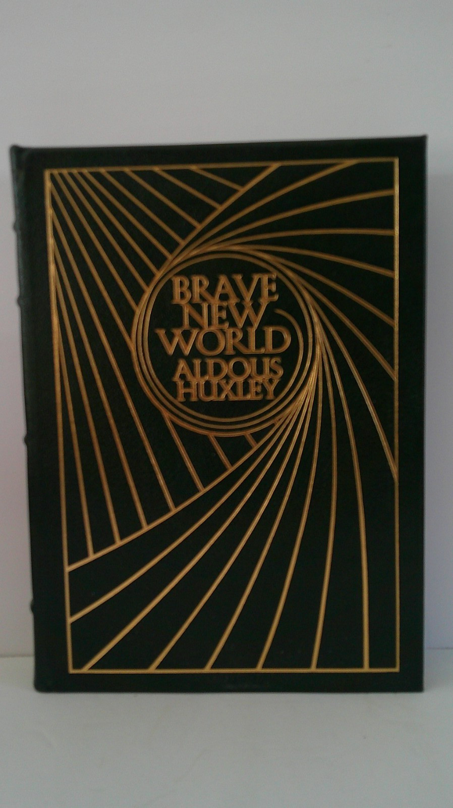 Brave New World by Aldous Huxley Illustrated Leatherbound Hardcover