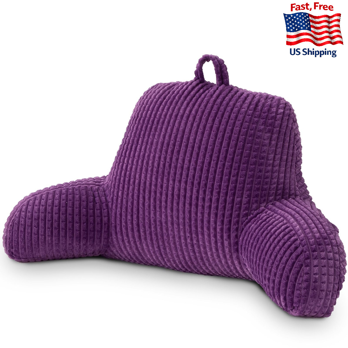 A Nice Night Reading Pillow Bed Wedge Large Adult Children Backrest with Arms Ba