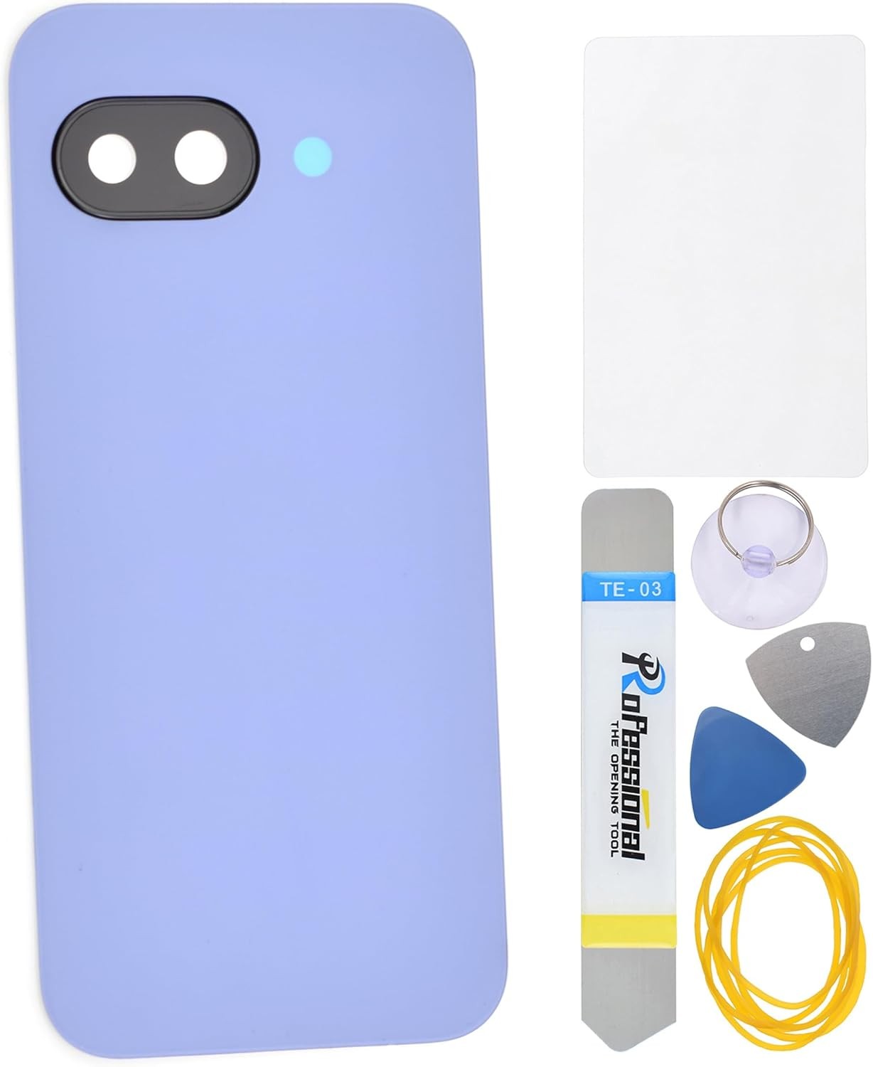 Rear Panel with Pre Cut Adhesive and Main Camera Glass Lens and Frame