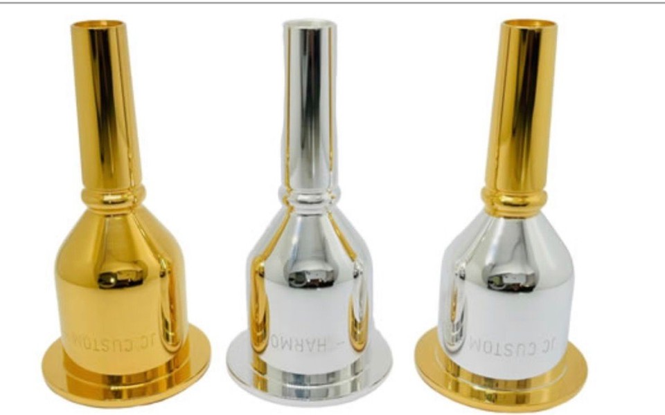 Tuba mouthpiece Jc Custom Harmonic 32 Gold / Silver and Custom