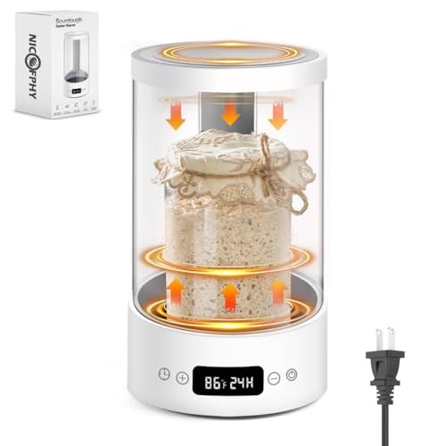 Sourdough Starter Warmer Home Incubator - Upgraded Sour Dough Dual Plates