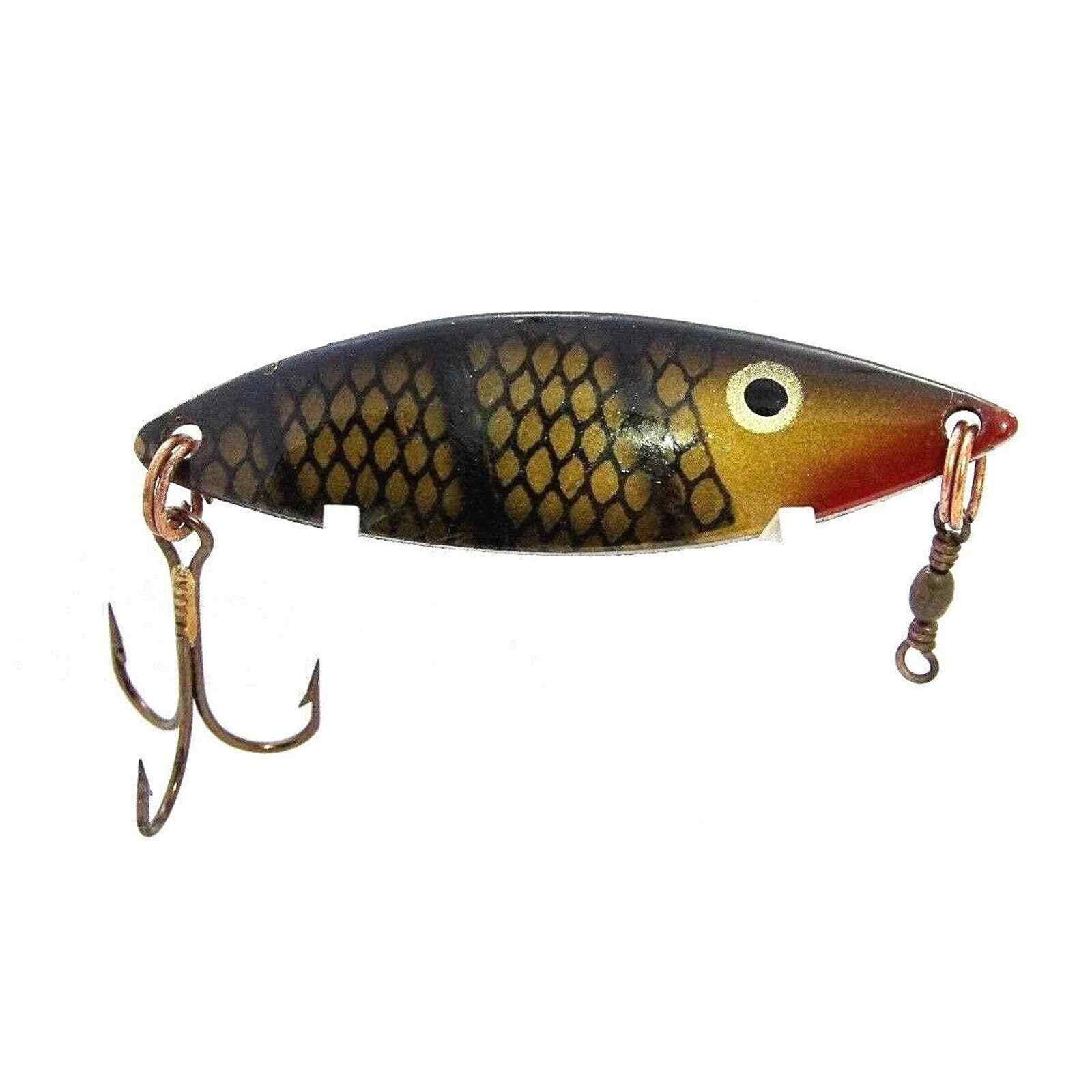 Vintage SPOON FISHING LURE Made in Sweden Red and Black