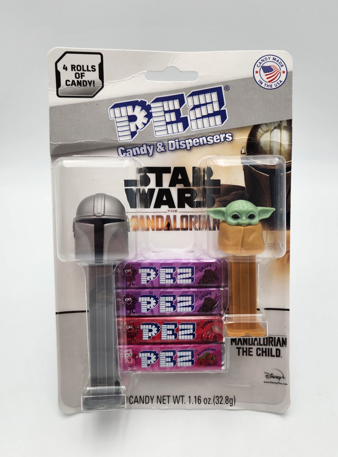 Star Wars The Mandalorian Pez  Baby Yoda Mini  & Mandalorian