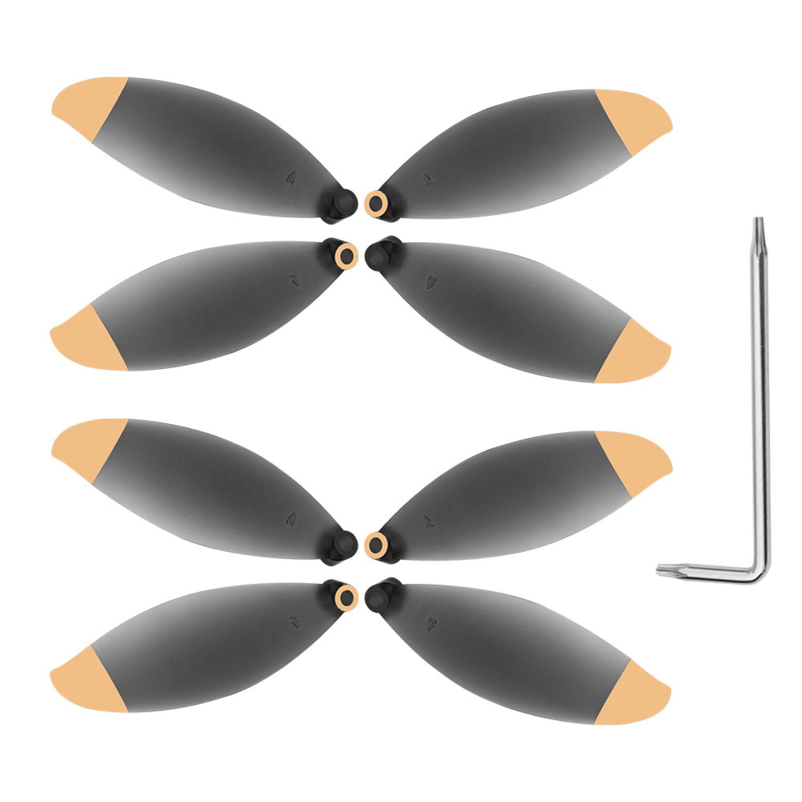 8* Quick Release Propellers CCW CW Props W/ Wrench For Parrot Anafi Drone