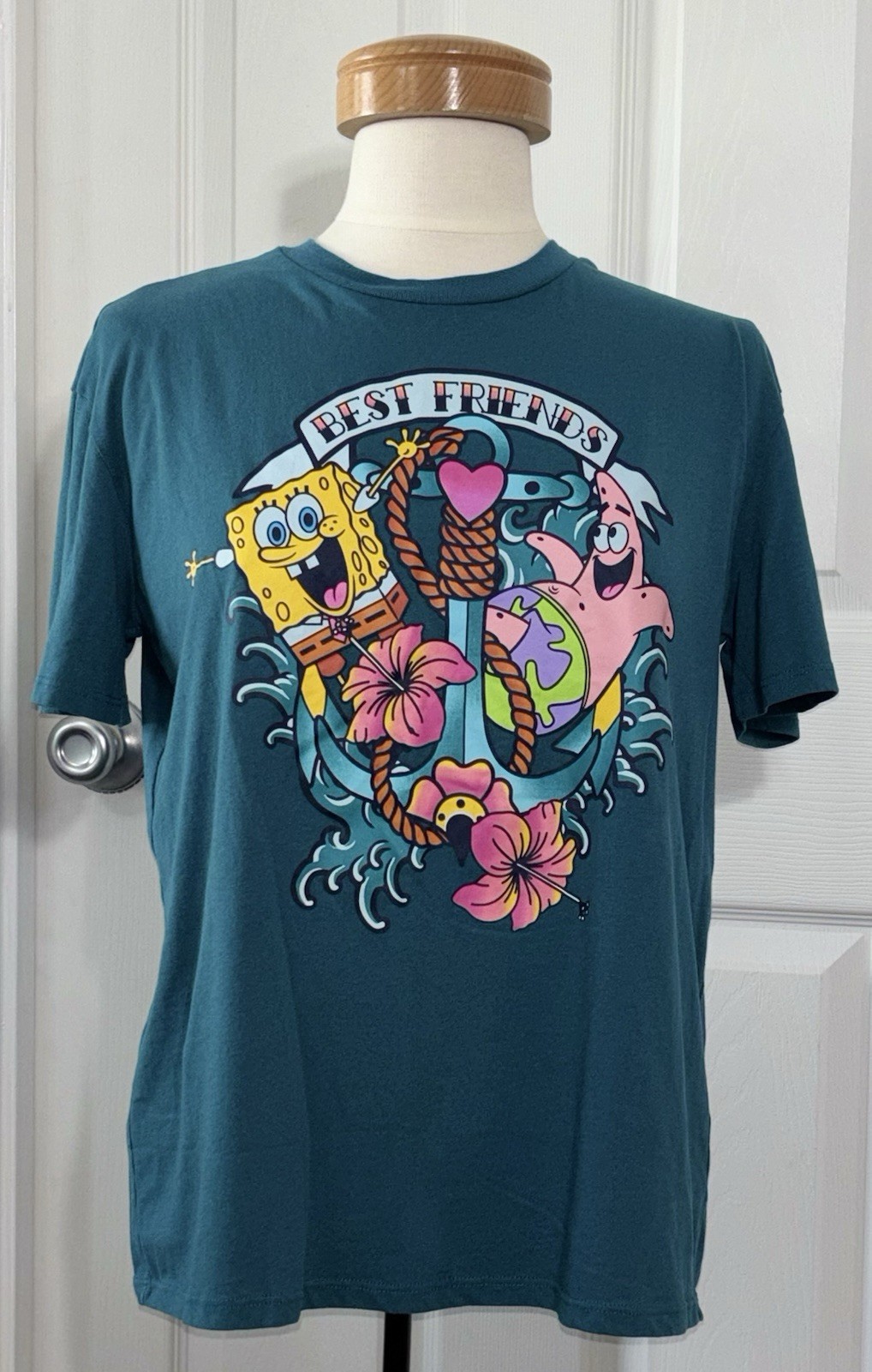 SpongeBob SquarePants Best Friends Graphic Tee Womens XL Nickelodeon Shirt