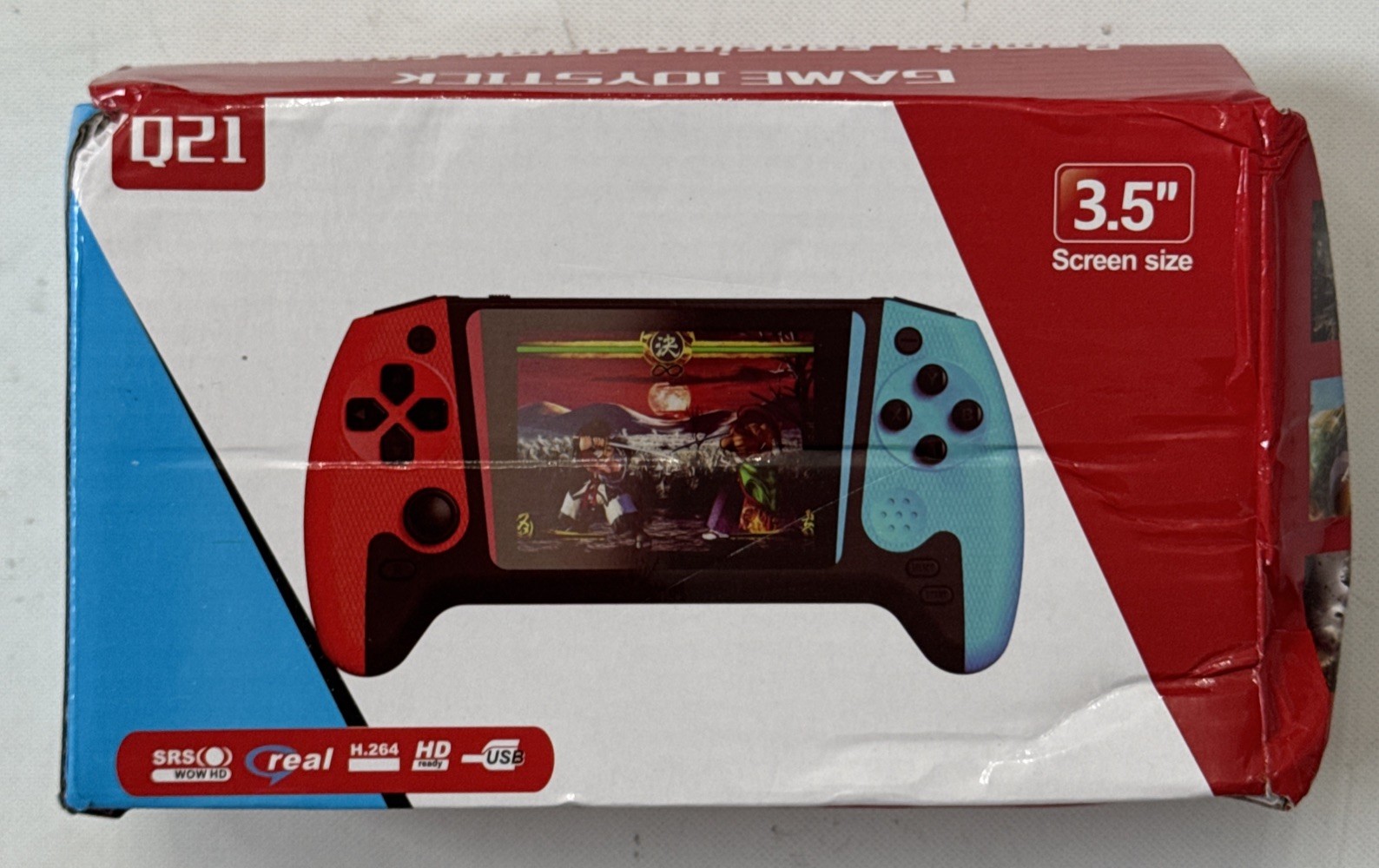 Game Joystick, Q21, 3.5" Screen, White, Please Read Details