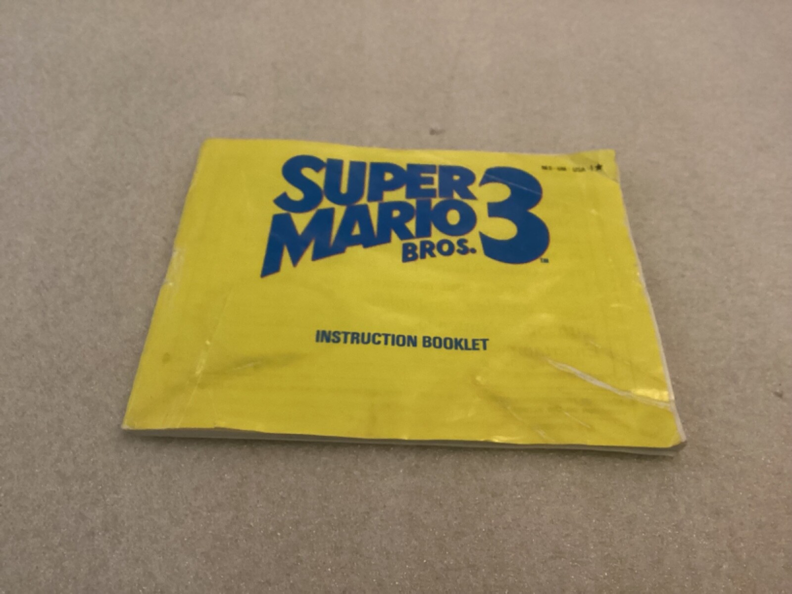 SUPER MARIO BROS. 3 INSTRUCTION BOOKLET ONLY NINTENDO