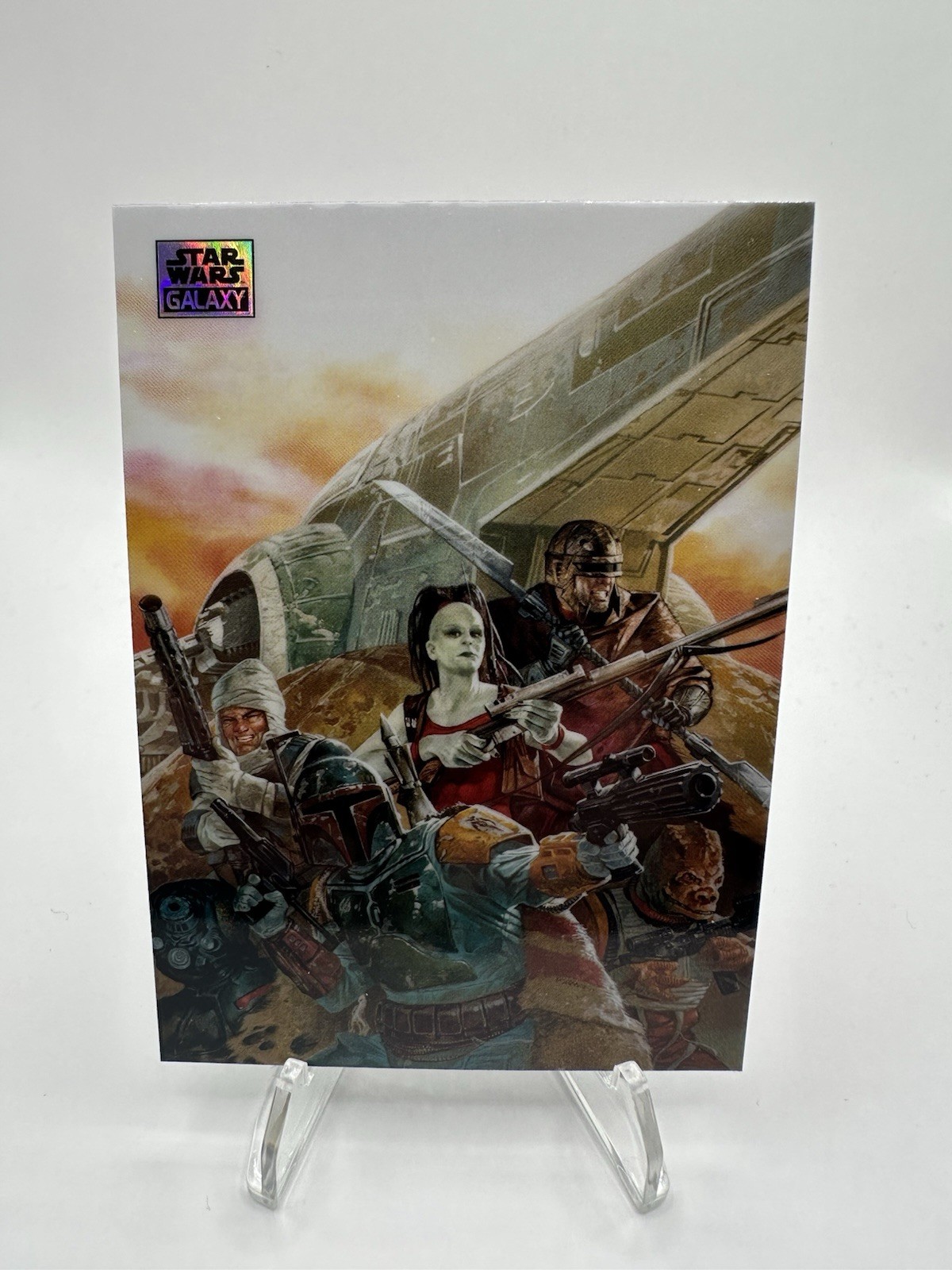 2025 TOPPS CHROME STAR WARS GALAXY BOUNTY HUNTERS #23 REFRACTOR PARALLEL