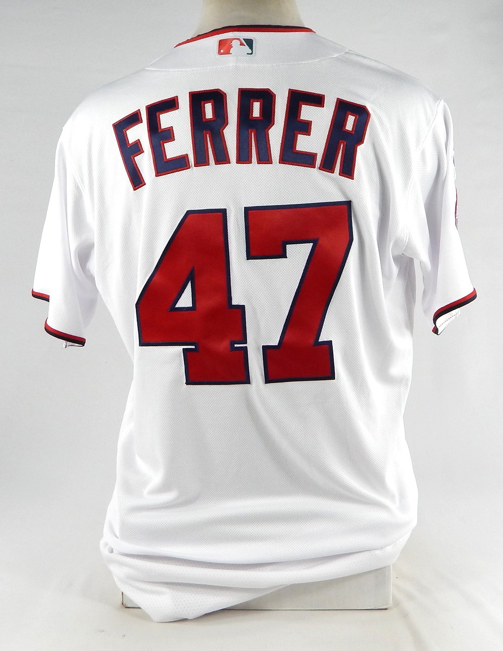 2023 Washington Nationals Jose A. Ferrer #47 Game Issued White Jersey 46 DP77557