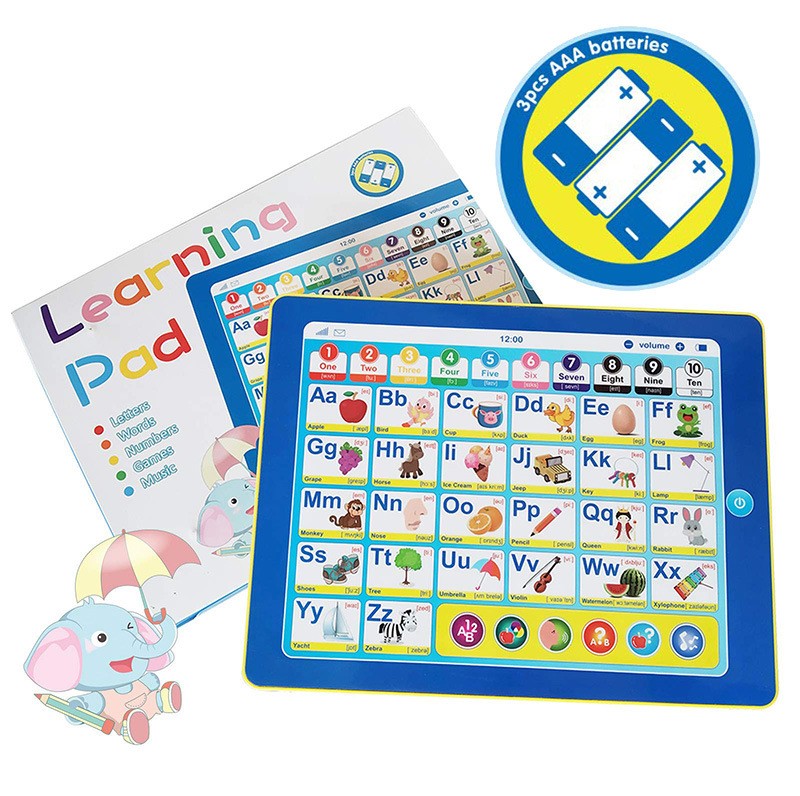 English Reading Kids Learning Tablet Smart Early Education Point Reader Hot
