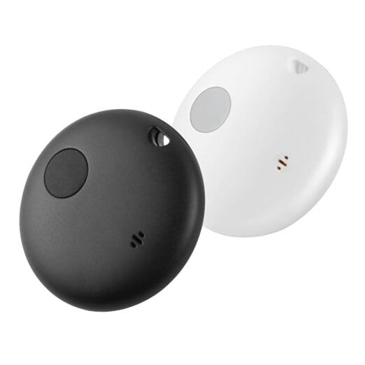 2-Pack Waterproof Air Tracker Tags - IP67 - 90dB - Bluetooth - Works