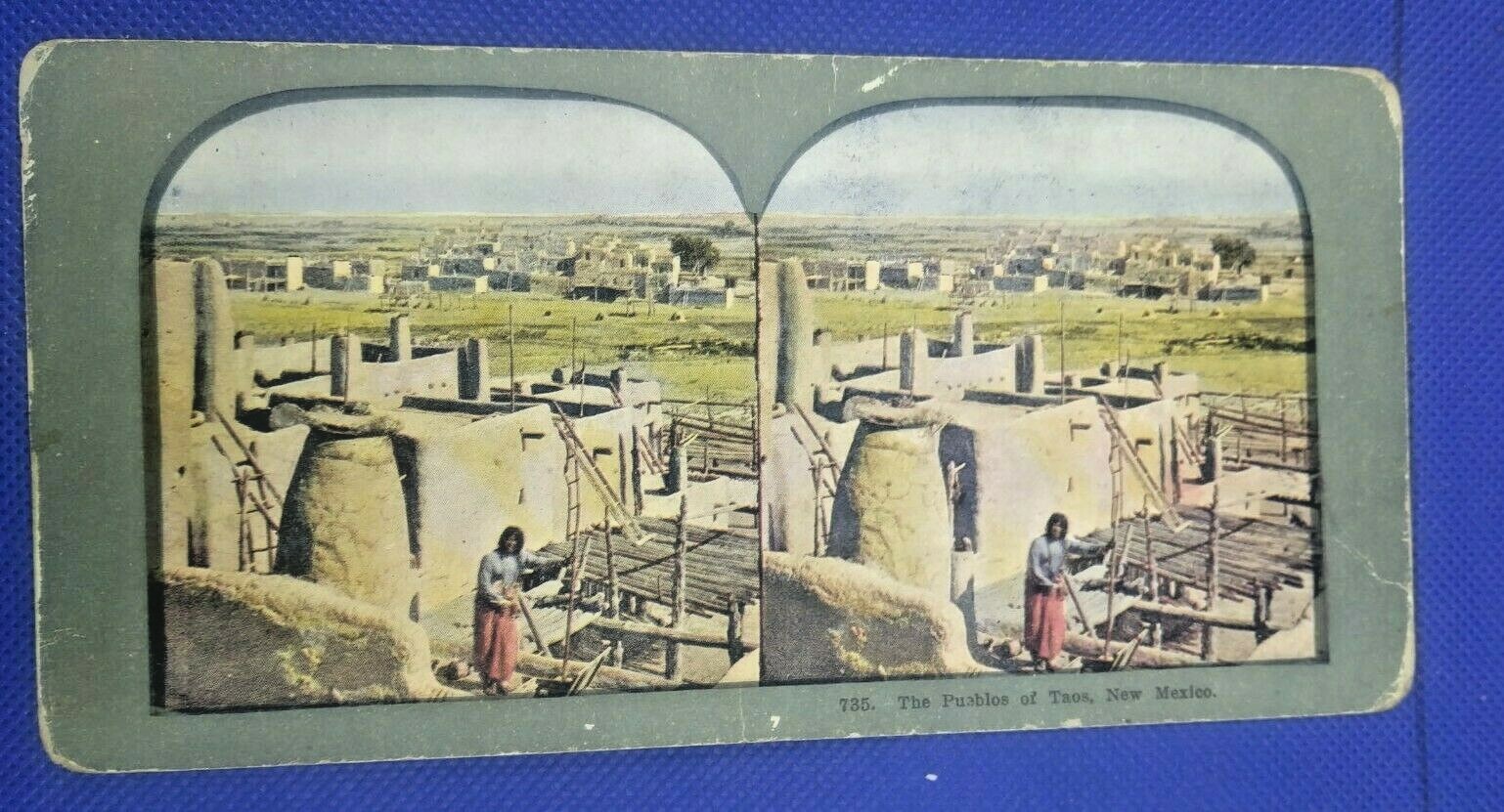 The Pueblos of Taos New Mexico c1900