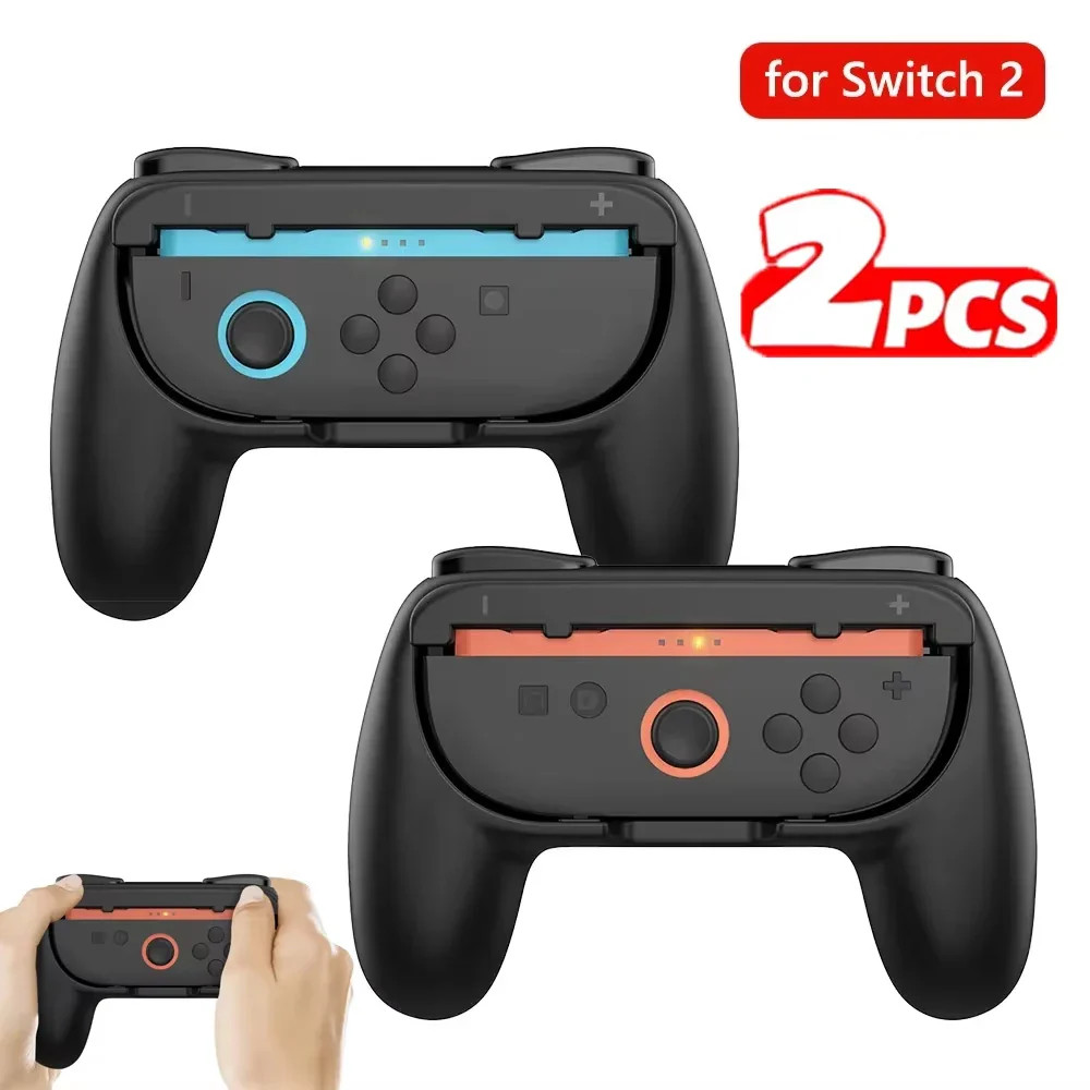 2Pcs Joy-Con Grips Kit For NS Switch 2 Joypad Hand Grip Shell Controller Gamepad