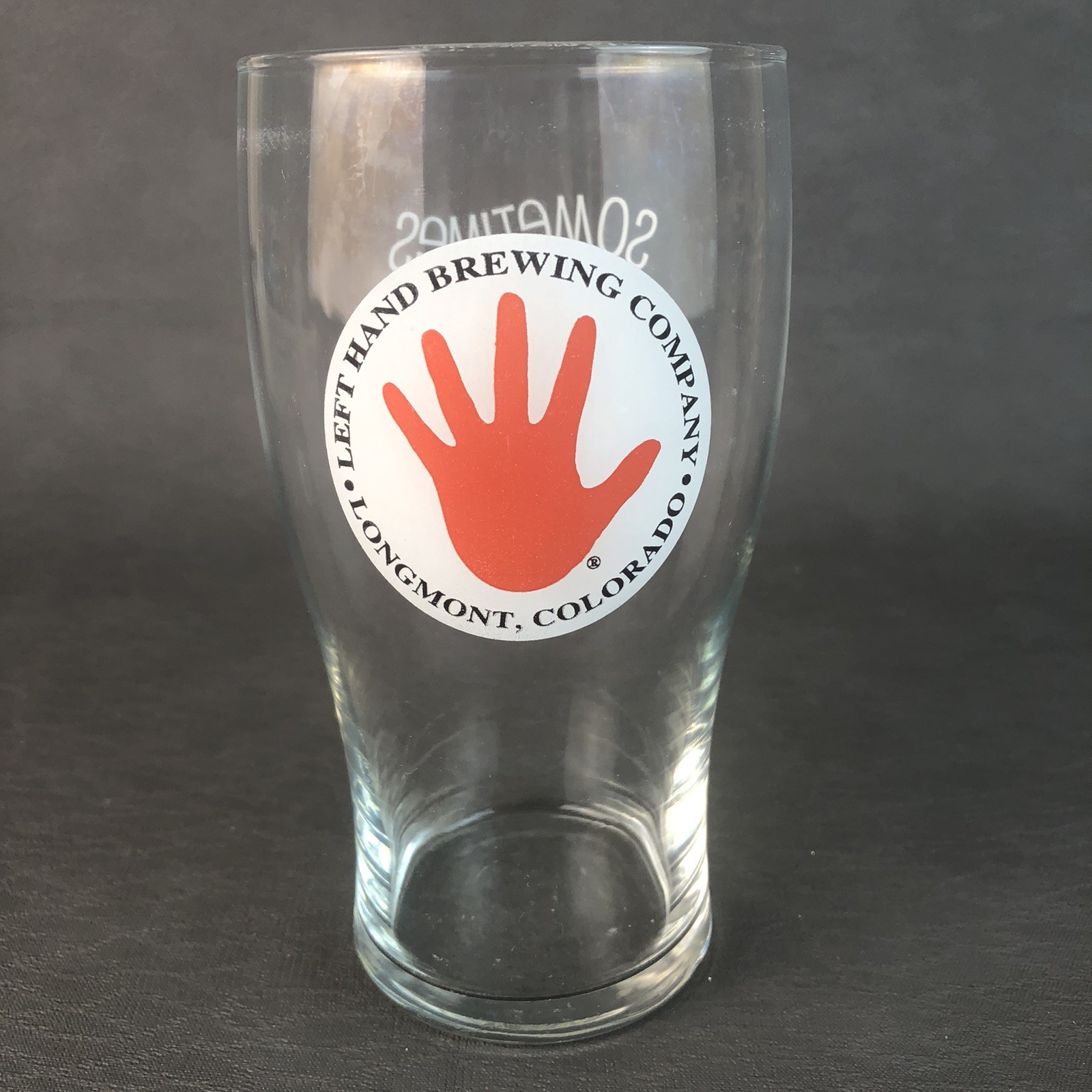 Beer Pint Glass Left Hand Brewing Co Longmont, Colorado