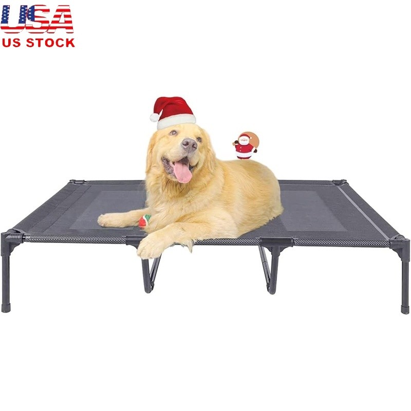 Elevated Dog Bed Large Breeds Cooling Cot Durable Non-Slip Easy to Clean New