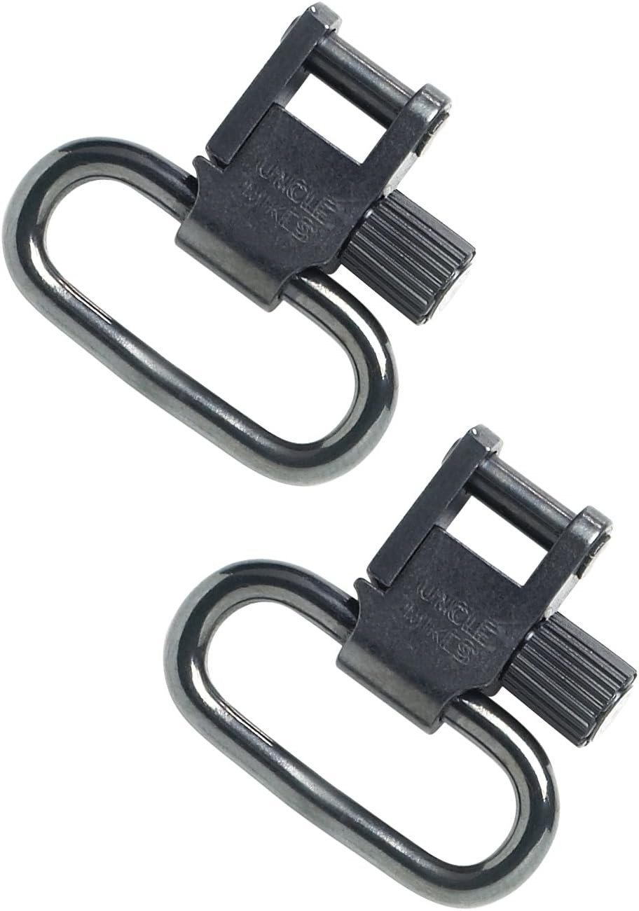 unisex adult Tri-Lock Blued 1', Clam QD Swivel Non Tri Lock, Black