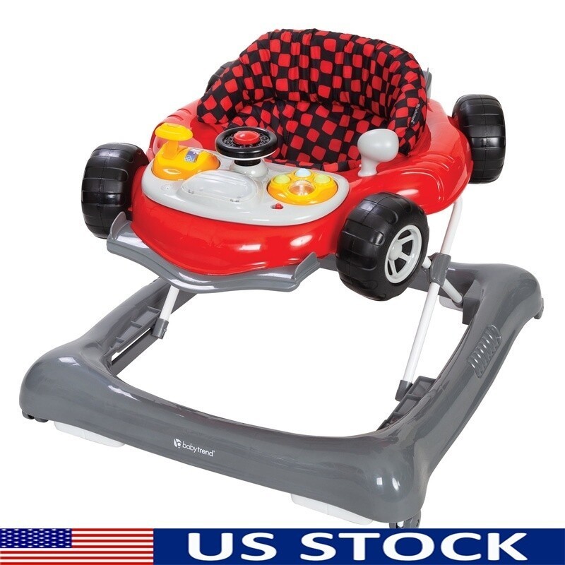 Smart Steps Activity Baby Walker Lights Sounds Adjustable Heights Activity Tray