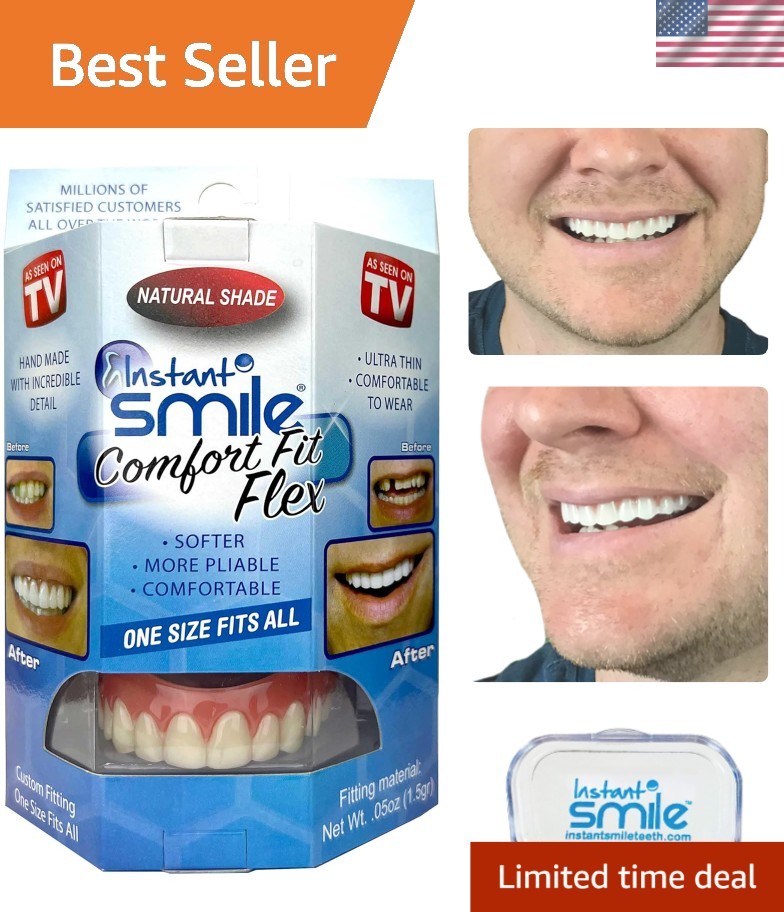 Achieve a Natural Smile with Comfort Fit Flex Upper Veneers - Remoldable Design