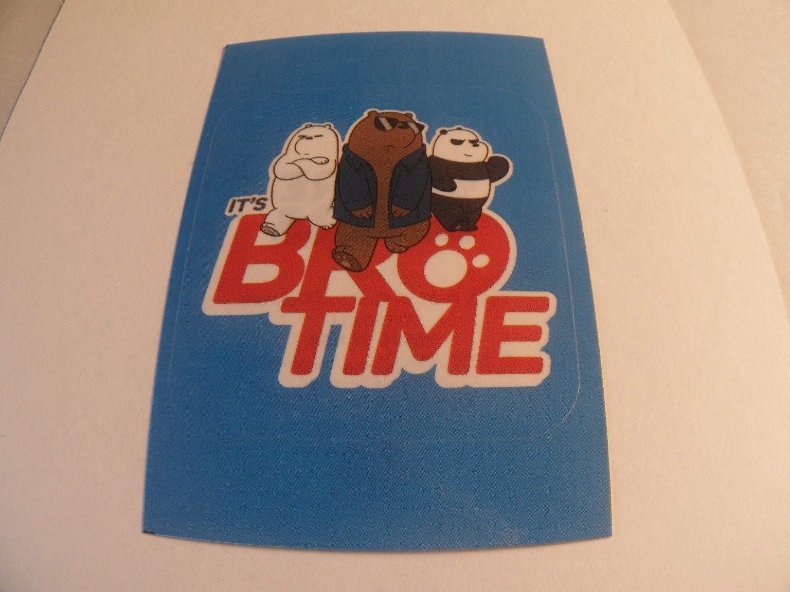 We Bare Bears "IT'S BRO TIME" Sticker Decal Cartoon Network WEBB234