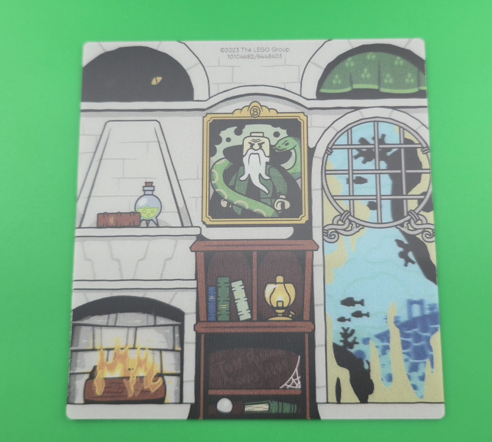 LEGO DECORATED HP Genuine Part Plastic 3D Backdrop Slytherin Pattern 10104682