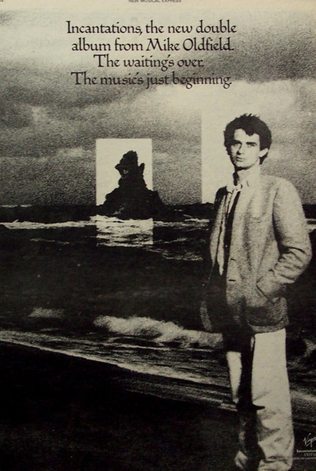 MIKE OLDFIELD 1978 original POSTER ADVERT INCANTATIONS