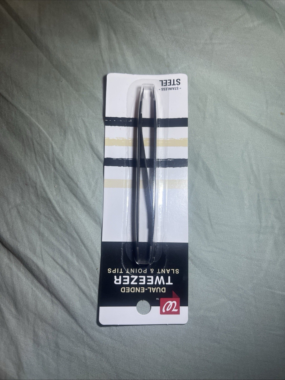 Walgreens Dual-end Tweezer With Slant & Point Tips  Brand New (2pack)