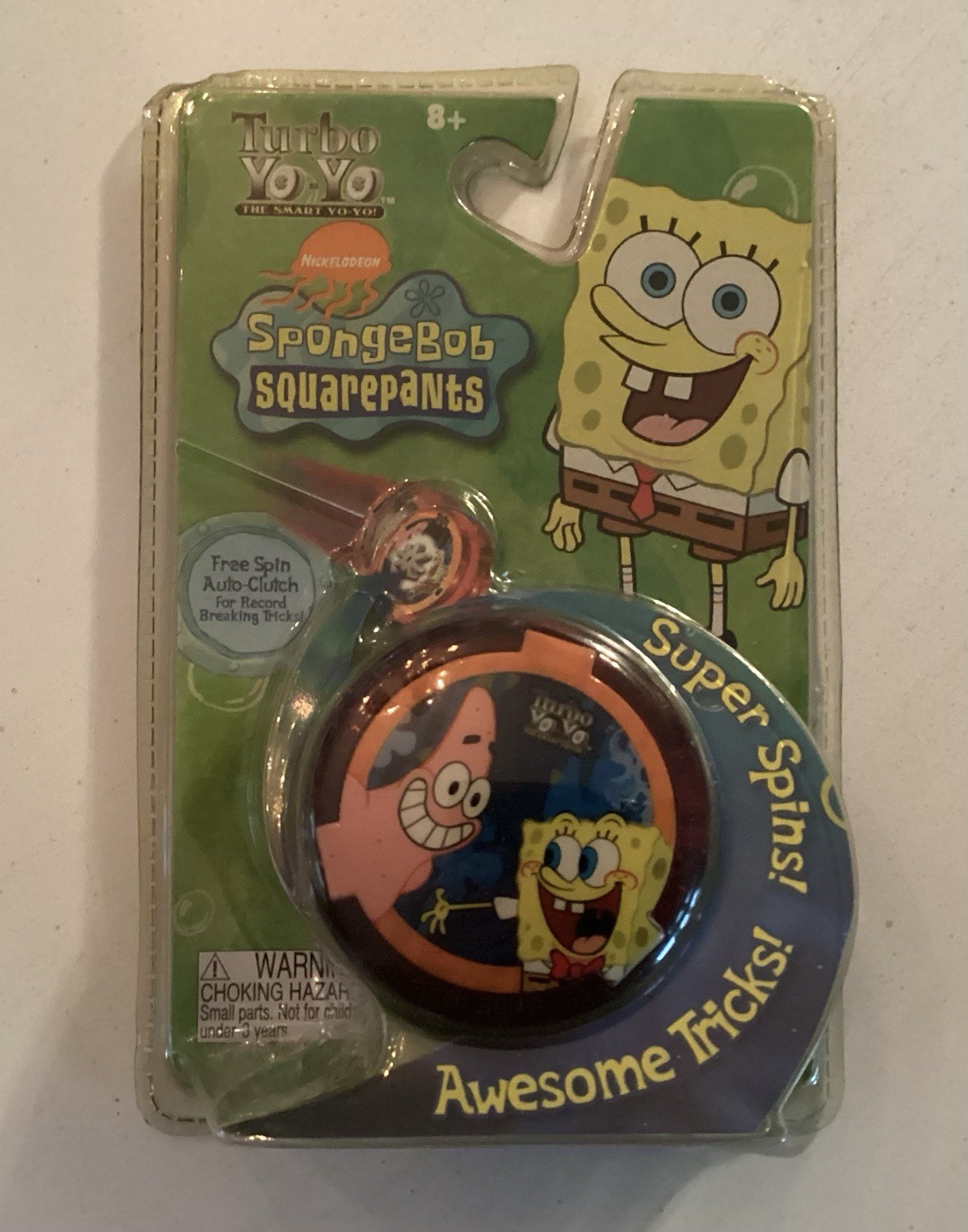 Nickelodeon Sponge Bob Squarepants Turbo Yo-Yo Free Spin Auto Clutch