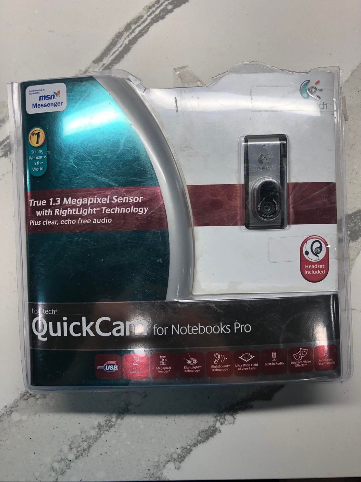 Logitech Quickcam For Notebooks Pro High Speed USB