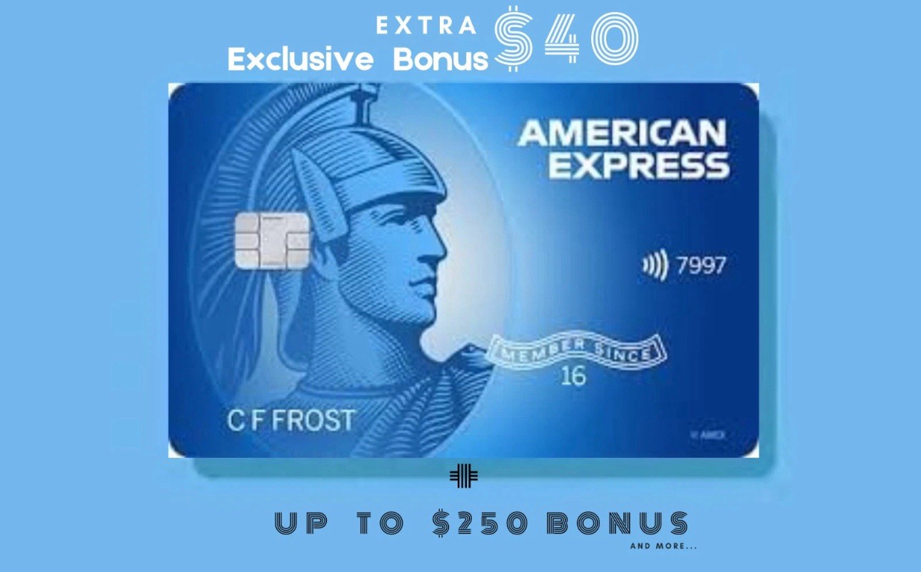 American Express Blue Cash Everyday Credit Card Upto $250+Extra $40 Refer Bonus