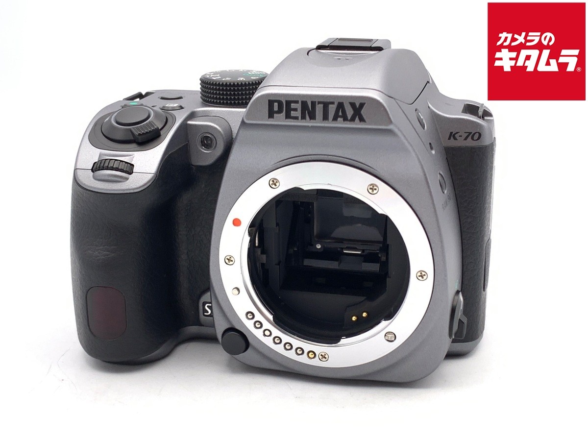 Pentax K-70 Body Silky Silver -Near Mint- 4801