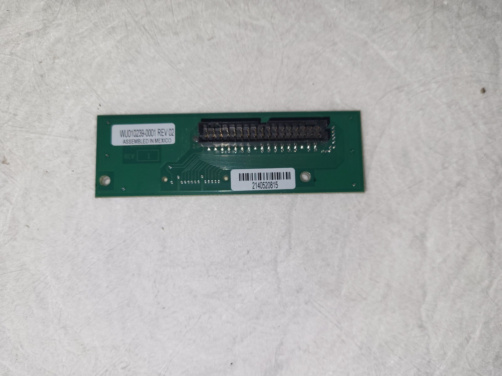 Dresser Wayne WU010239-0001 BOARD, ADAPTOR, NEC TO R2, 19.6MM SHIFT