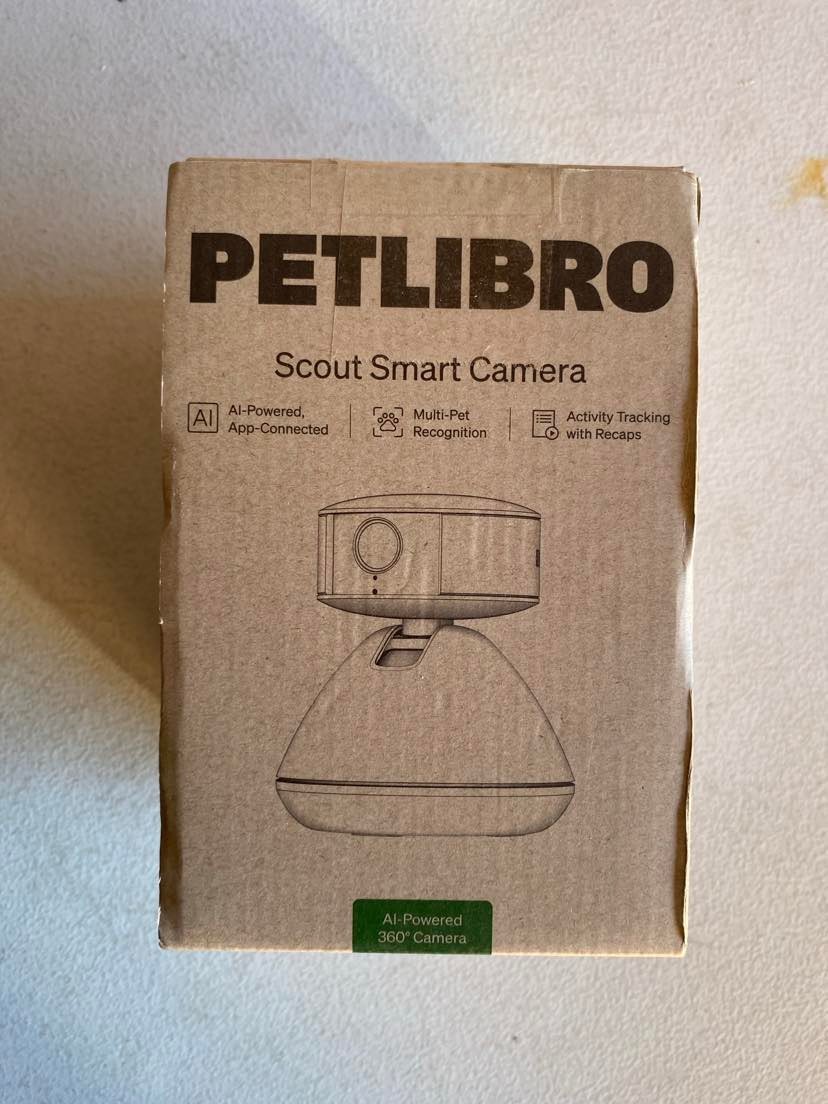 PETLIBRO AI Pet Camera Indoor with Phone App, 360Auto Tracking Dog Camera