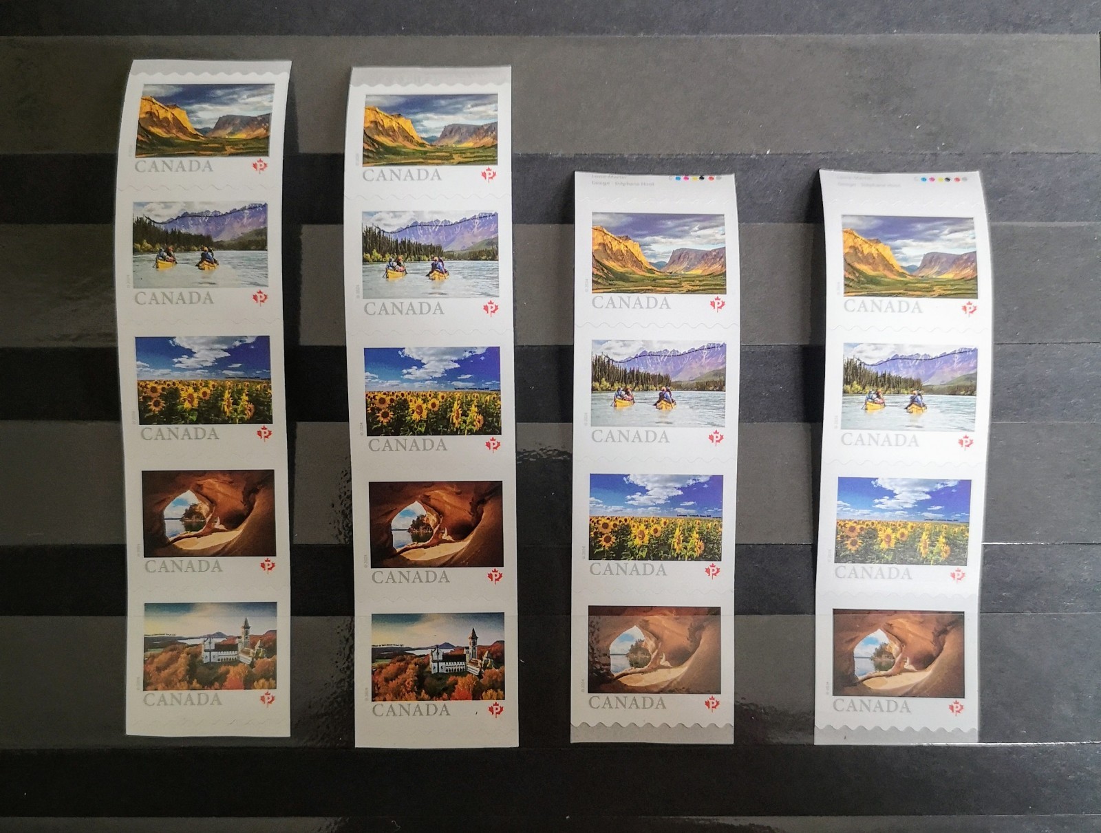 Canada Lot Of  Mint Self Adhesive P Stamps Face Value 22.50