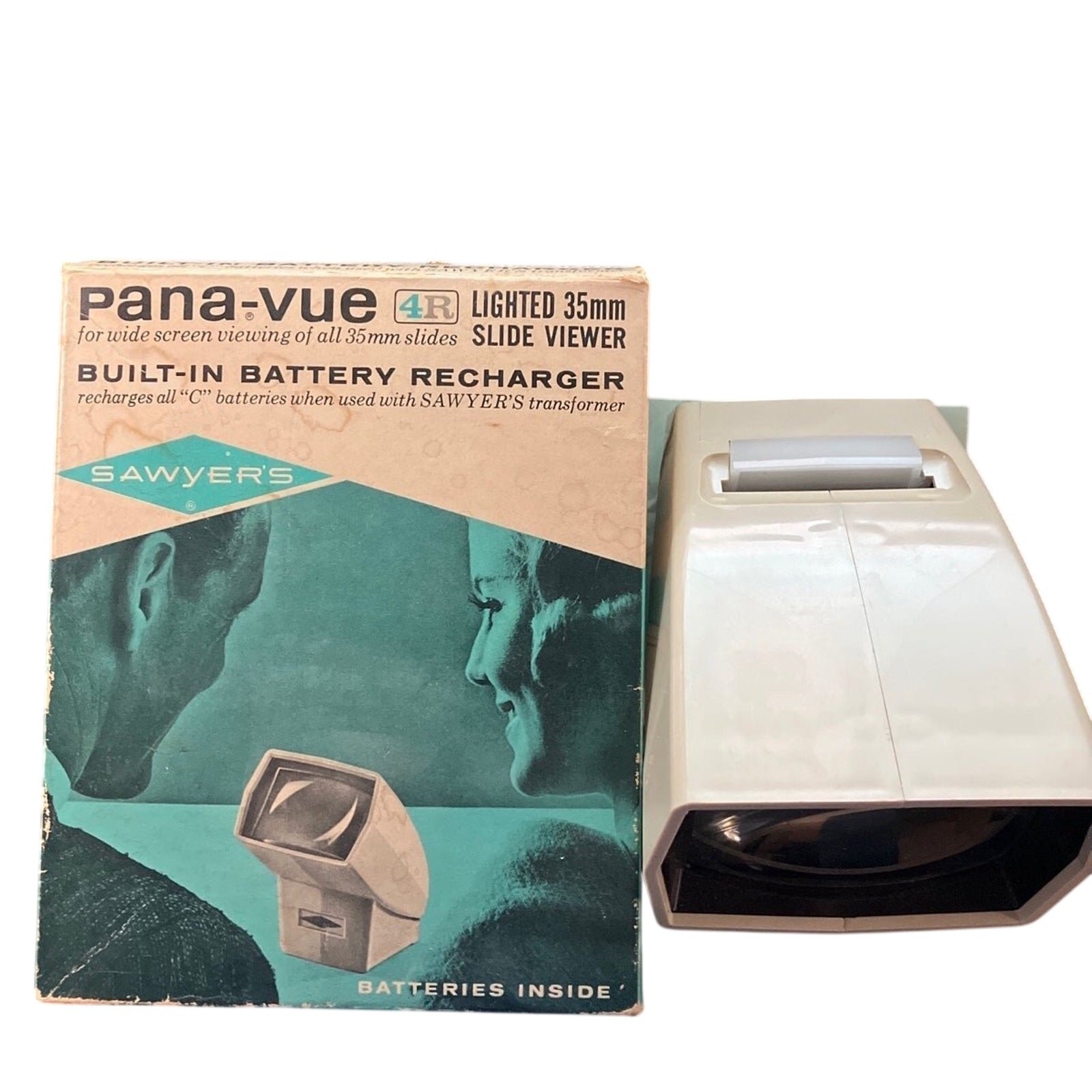 Pana-Vue 4R lighted 35mm slide viewer