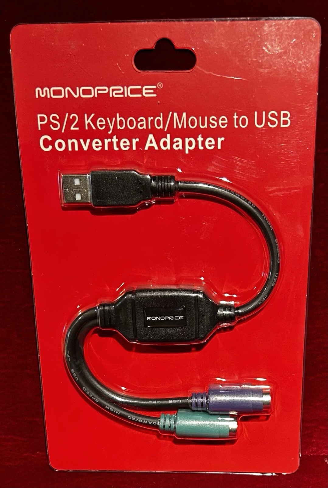 PS/2 Keyboard/Mouse to USB Converter Adapter