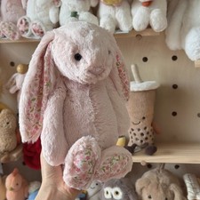 Jelly Blossom Cherry Rabbit 18cm Blush Bunny Cat New Stuffed Soft Plush Toy B
