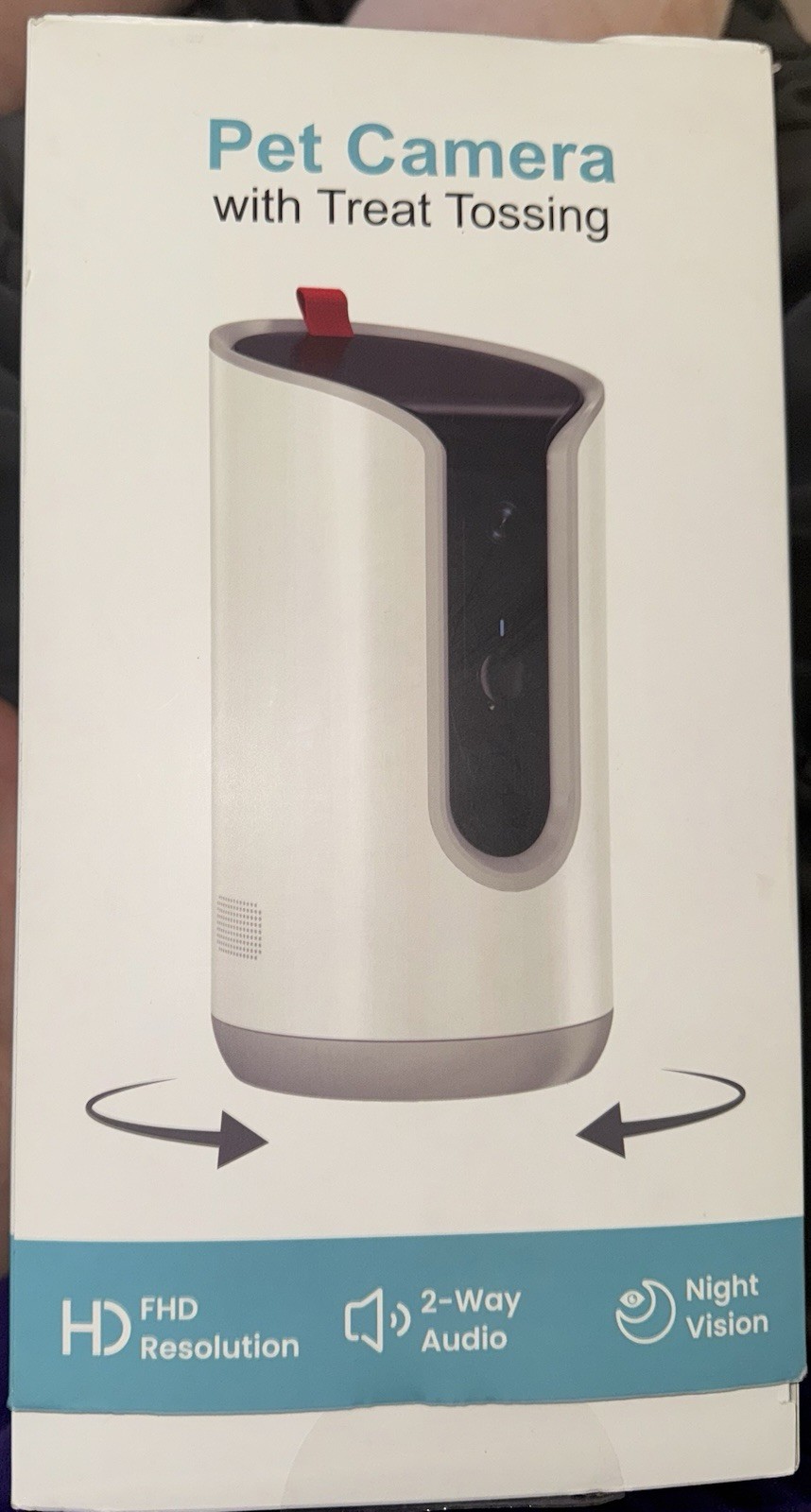 TWO WAY SMART PET FEEDER WITH PET CAMERA  AND TREAT TOSSING  MODEL PET  3