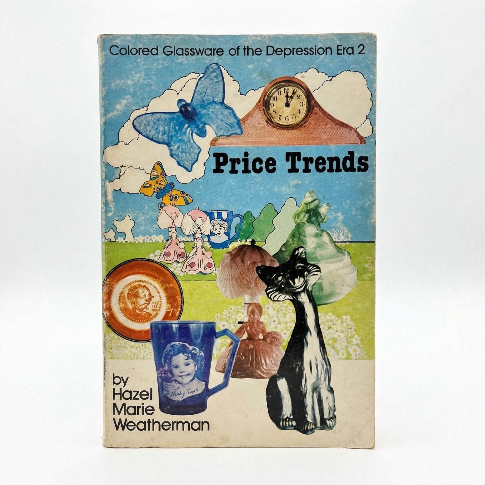 Price Trends 2 Colored Glassware Depression Era Softcover 1977