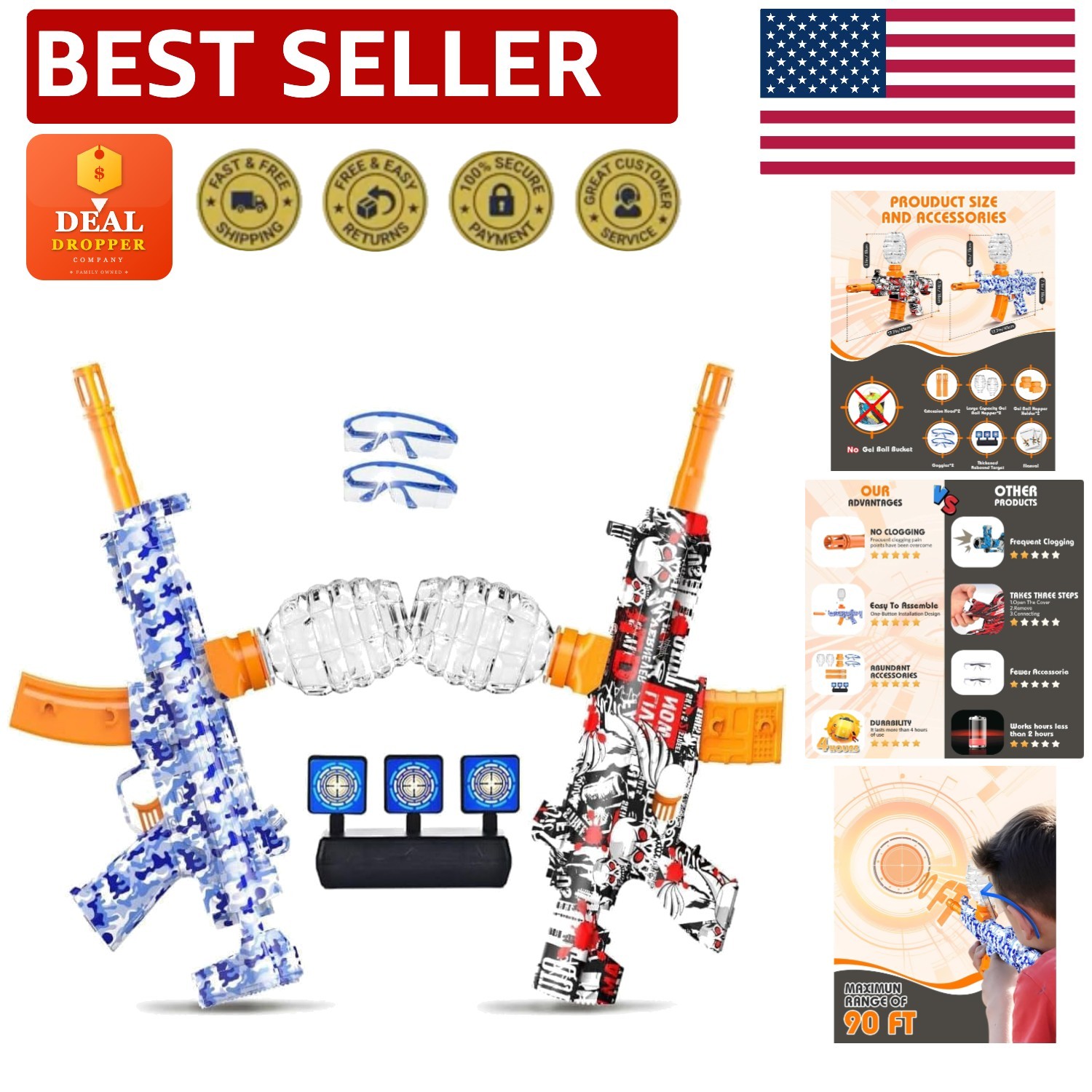 Exciting Outdoor Splatter Ball Toy with Enhanced Performance - Safe for Ages 14+