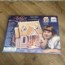 New Open Dura-Craft Ashley AH 130 Miniature Wood Dollhouse Furniture Kit 2 Rooms