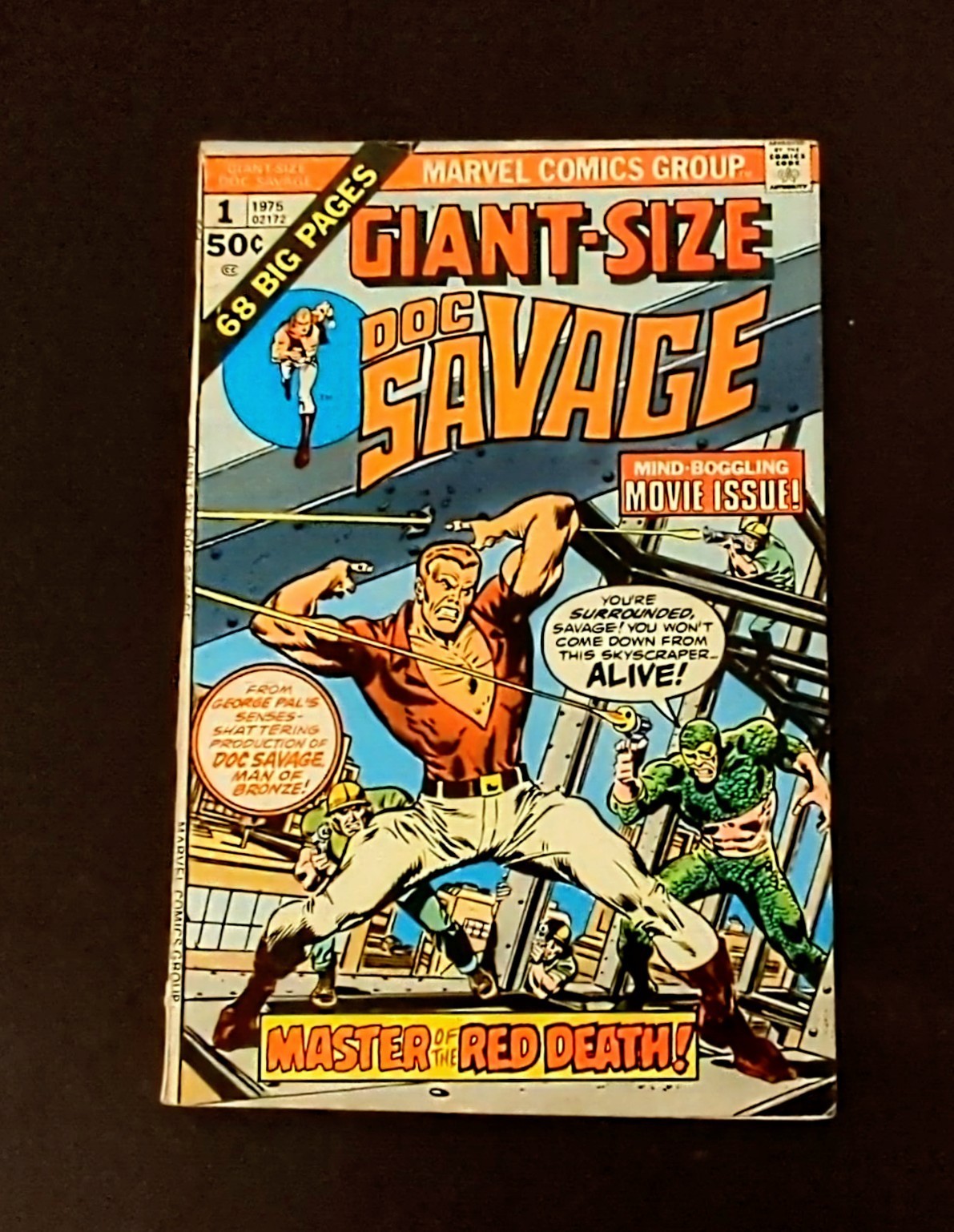 Giant-Size Doc Savage #1 - Reprints Of Issues 1 & 2 - Marvel Comics