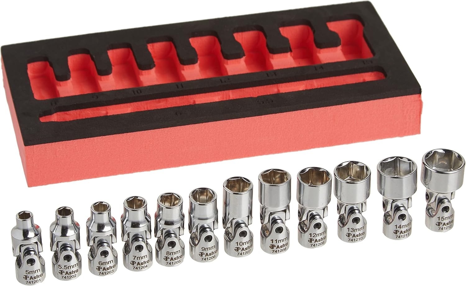 Drive Flex Socket Set Point Metric