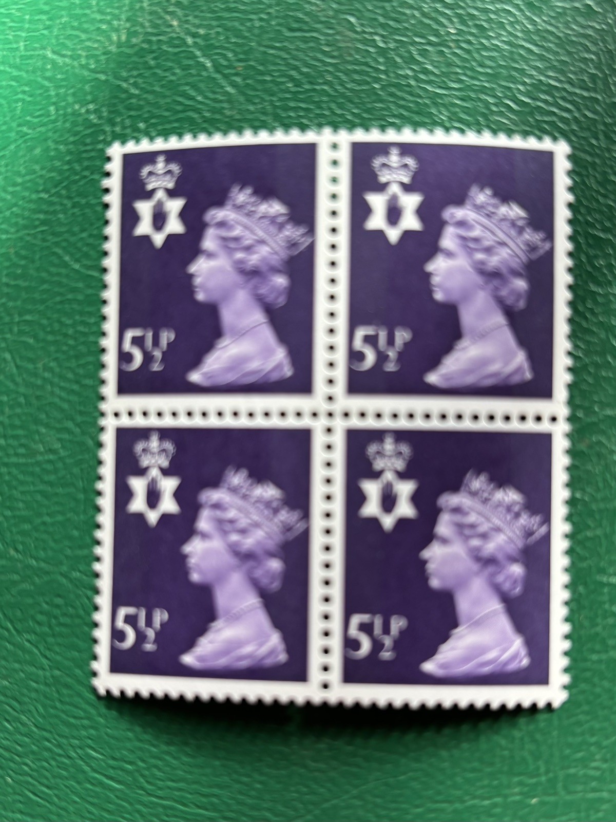 GB Stamps NI Regionals 4x 5.5p 2b Block MNH SG NI19 S2213