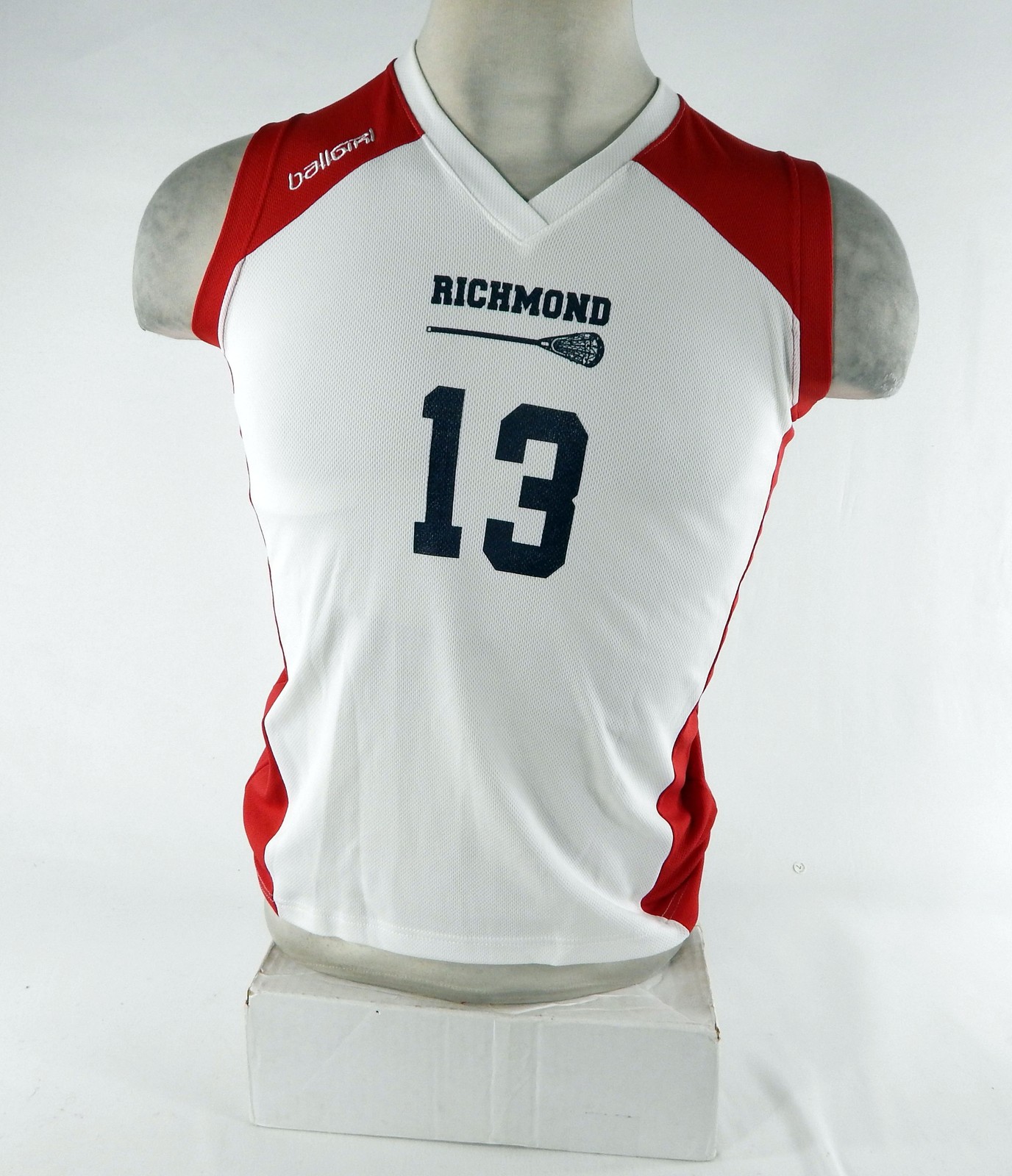 Richmond Spiders #13 Game Used White Jersey Lacrosse DP70553