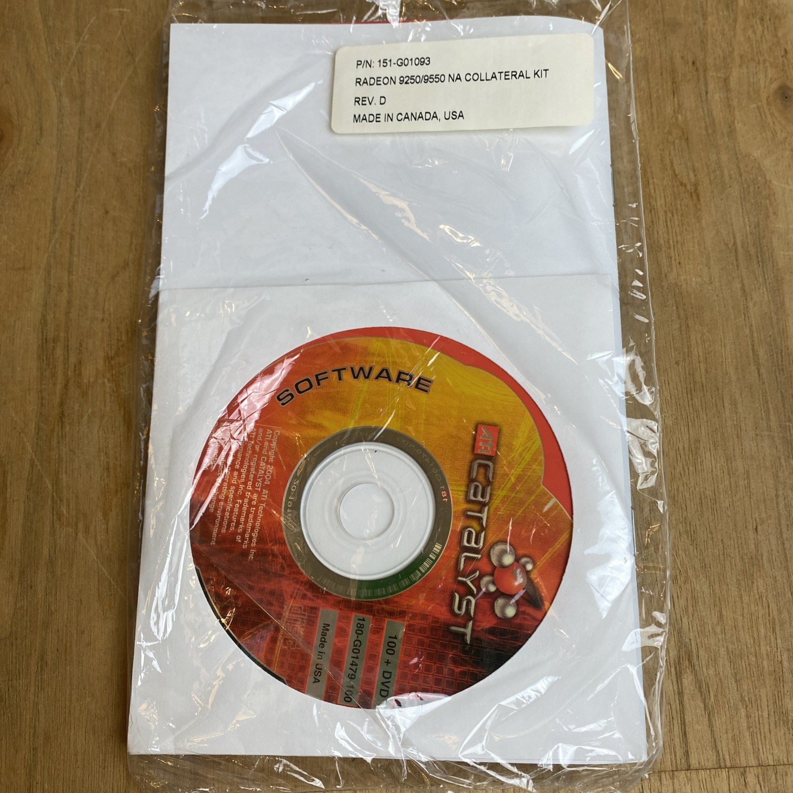 Radeon ATI Catalyst Graphics Software PC CD w/ Manual 180-G01479-100 Driver NEW