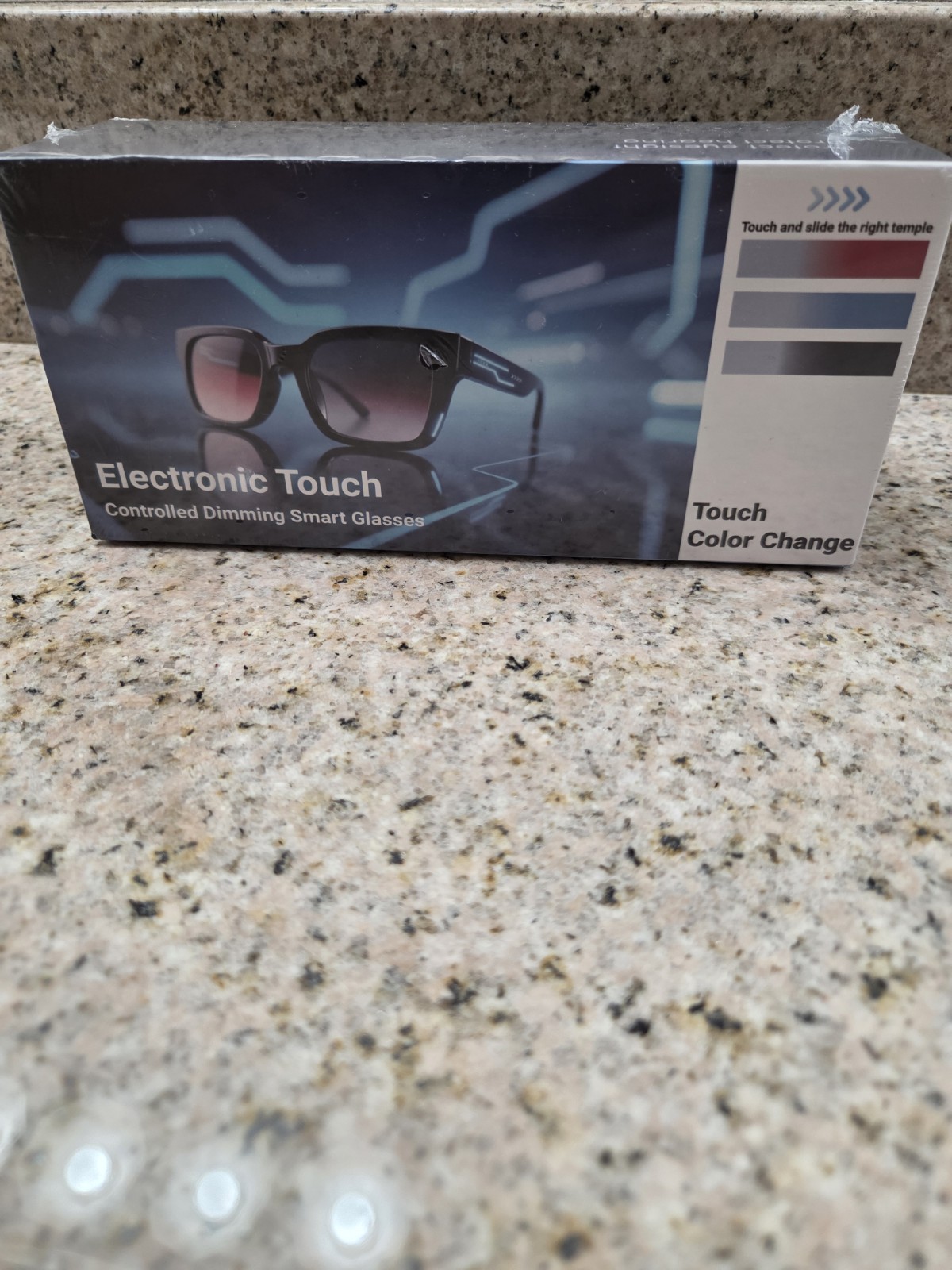 Electronic Touch Controlled Dimming Smart Glasses GV90 Touch Control Technology 